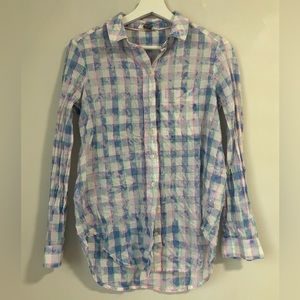 Pilcro by anthropologie blue button down long sleeve
